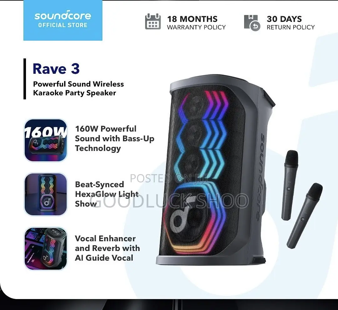 Anker Soundcore Rave 3 Speaker 