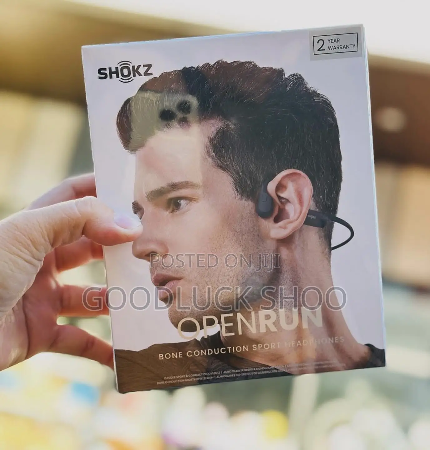 Shokz Open Run Noise Cancelling Sports Earbuds