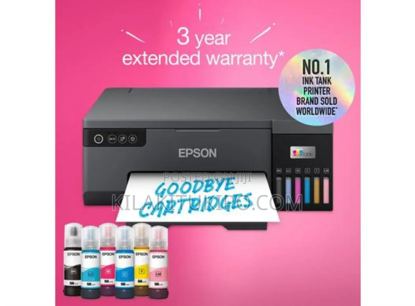 L8050 Ecotank Epson Ink Jet Wifi,Copy,Photo,Scan A4 Printer