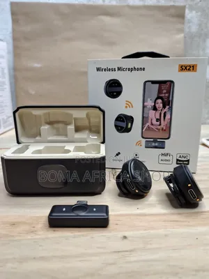 2-in-1 Original Sx21 Wireless Microphone for iPhone + Android