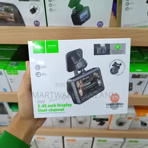 Hoco Dv3 Dual Channel Dash Cam 2.45 Inch Ips 1080p Front Rear