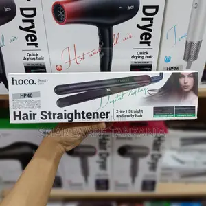 Hoco Hp40 Hair Straightener 2-in-1 Flat Iron Digital Display