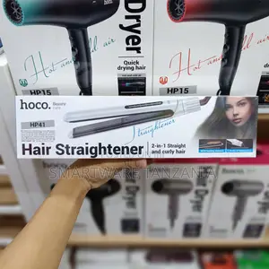 Hoco Hp41 Hair Straightener 2-in-1 Mch Fast Heating Flat Iron