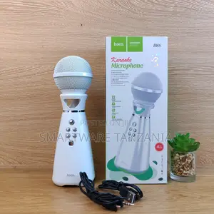 Hoco Bk6 Karaoke Microphone Bluetooth Speaker DSP Voice Effects