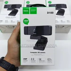 Hoco D100 Webcam 1080p Hd Usb Computer Camera Dual Microphone