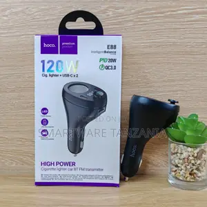 Hoco E88 Car Bluetooth Fm Transmitter 120w Pd20w Qc3.0 Charger
