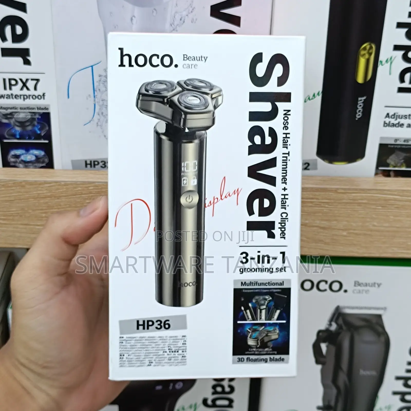 Hoco Hp36 3-in-1 Electric Shaver Kit Nose Trimmer Hair Clipper
