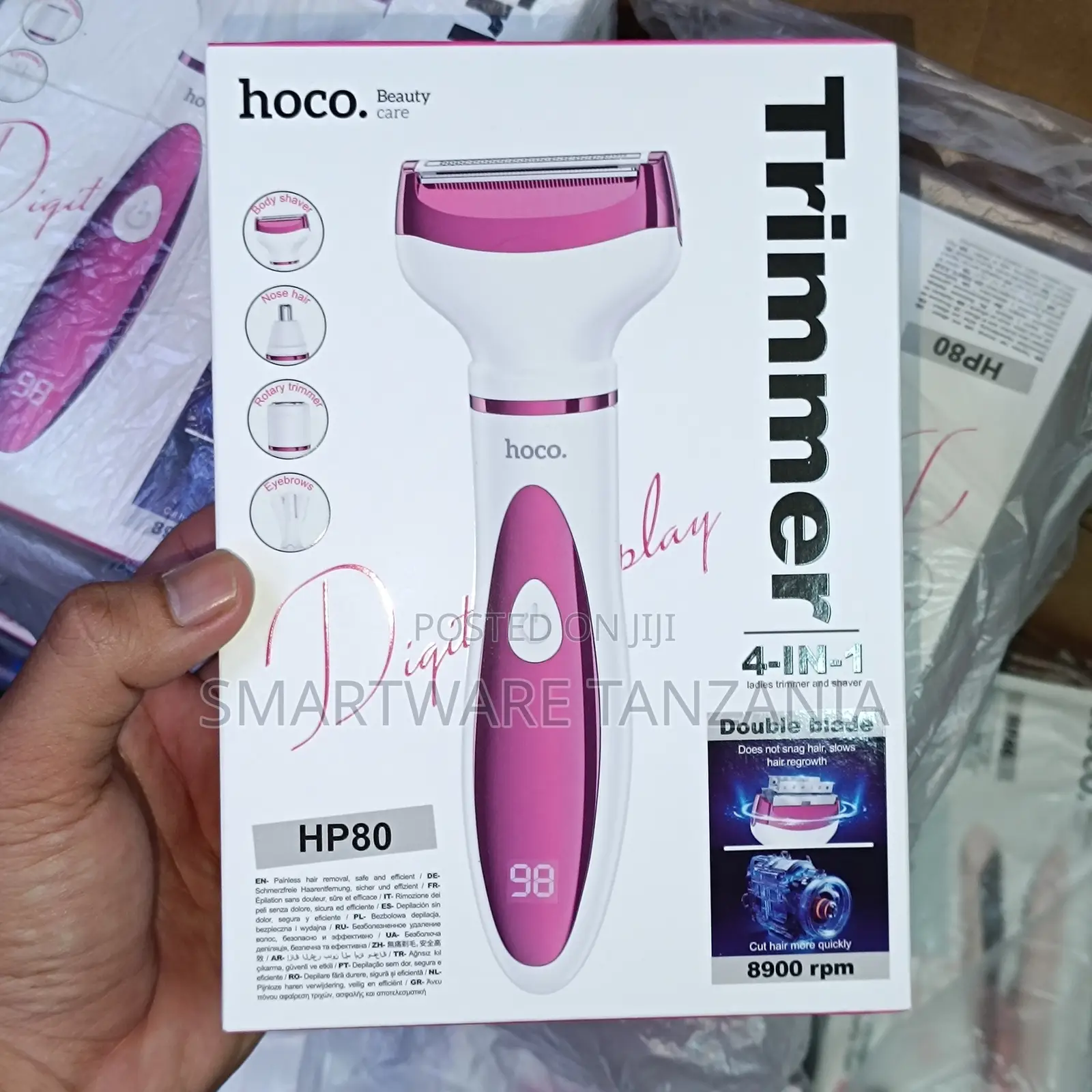 Hoco Hp80 4-in-1 Lady Trimmer Shaver Epilator Eyebrow Nose Hair