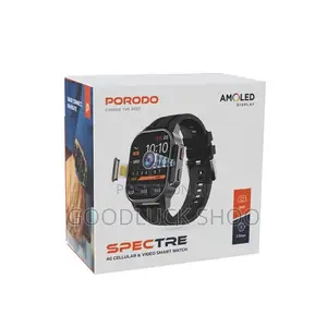 Porodo Spectre Smartwatch 4g Cellular Video