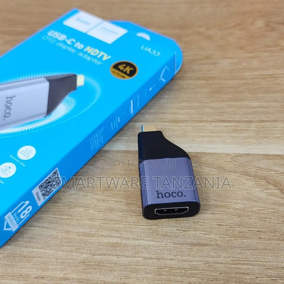 Hoco Ua33 Usb-c To Hdmi Adapter Ultra Hd Video Output Plug Play