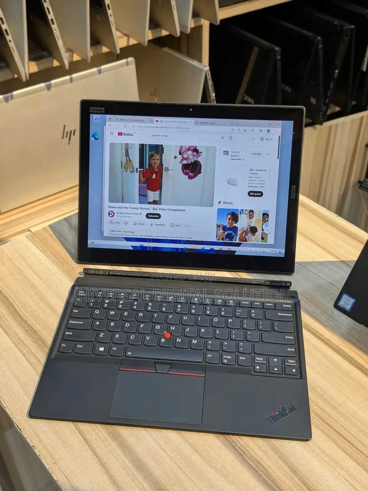 Laptop Lenovo ThinkPad X1 Tablet (3rd Gen) 8GB Intel Core I5 SSD 256GB
