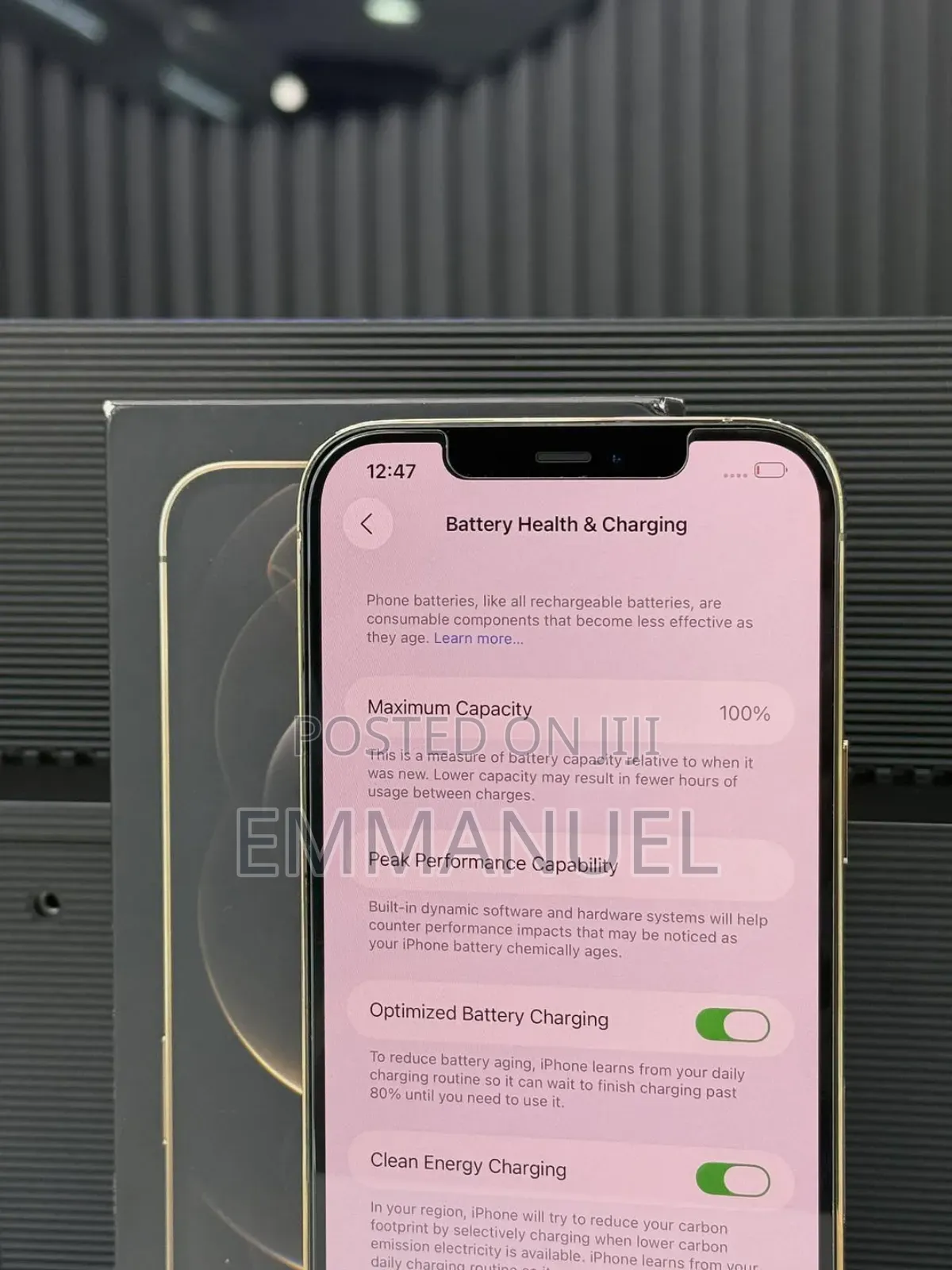 New Apple iPhone 12 Pro Max 128 GB Gold