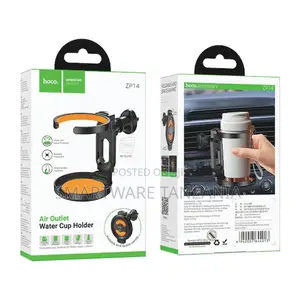 Hoco Zp14 Air Vent Car Cup Holder Foldable Space Saving Design