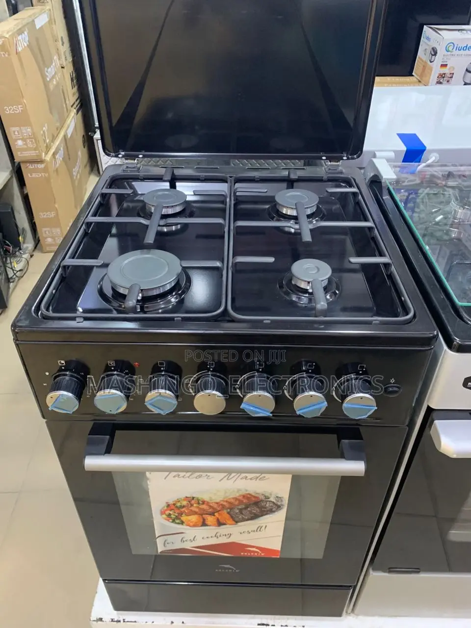 50*50 Dolphin Cooker Oven Electric + 4 Gas
