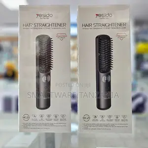 Yesido Mg23 Wireless Hair Straightener Brush Cordless Curler Comb