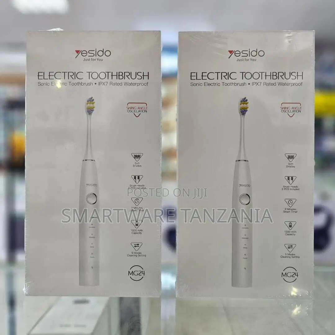 Yesido Mg24 Sonic Electric Toothbrush Ipx7 Waterproof 5 Modes Brush