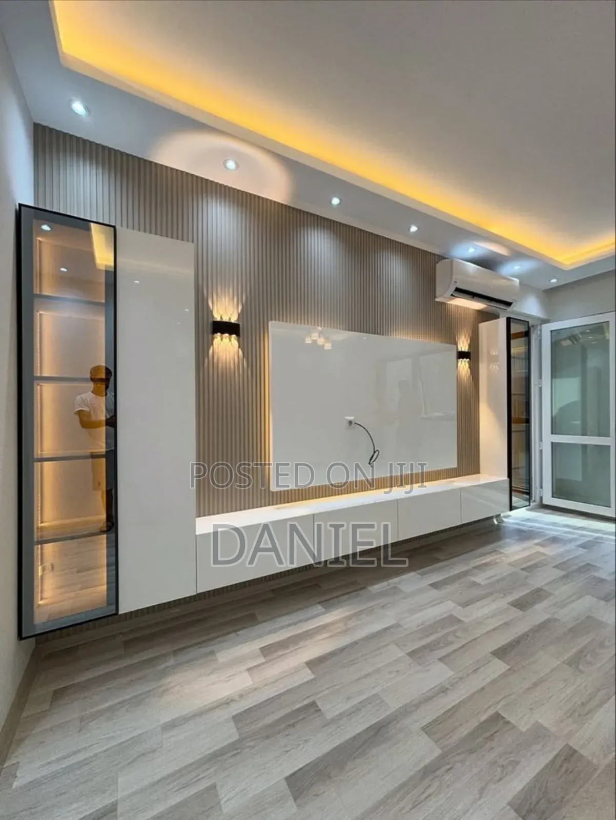 Tv Wall Unit Pannel Multi Colored