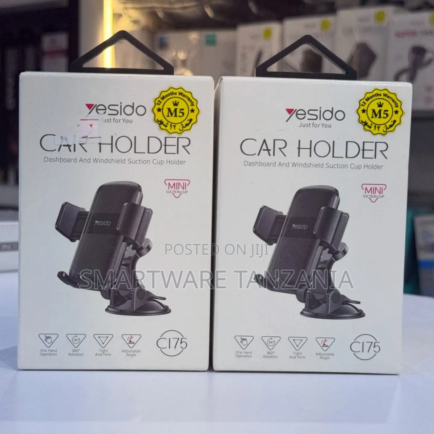 Yesido C175 Mini Suction Cup Car Phone Holder for Dash