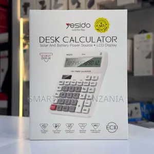 Yesido Ec10 Dual Power Desk Calculator With Lcd Display