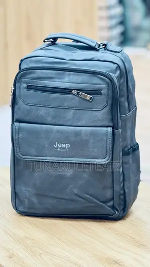 Jeep Leather Backpack
