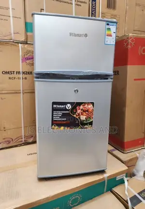Volsmart Fridge Liter 118 Two Door Energy Saving Door Lock Original.