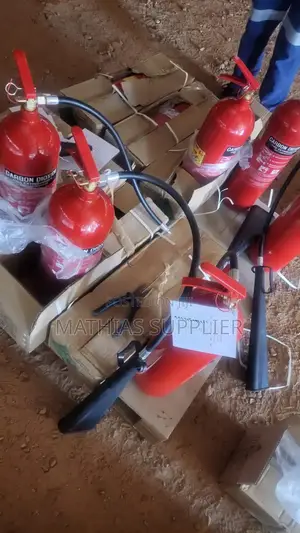 Fire Extinguisher Powder And Carbon Dioxide