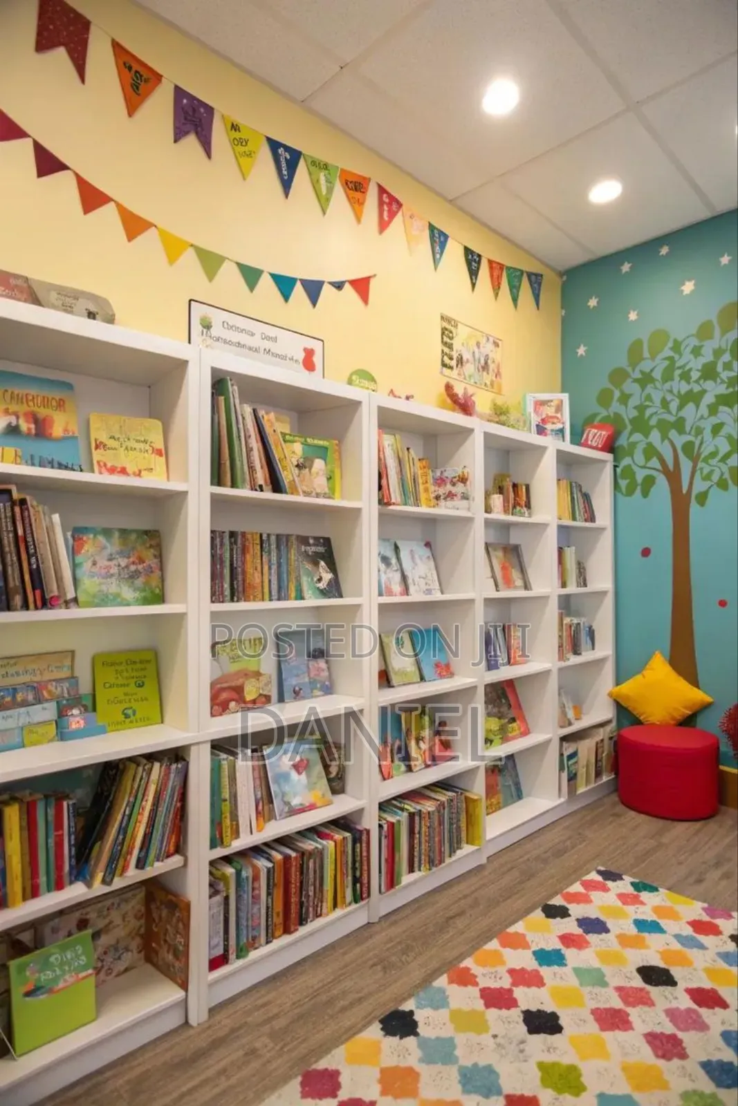 Bookshelf White Color