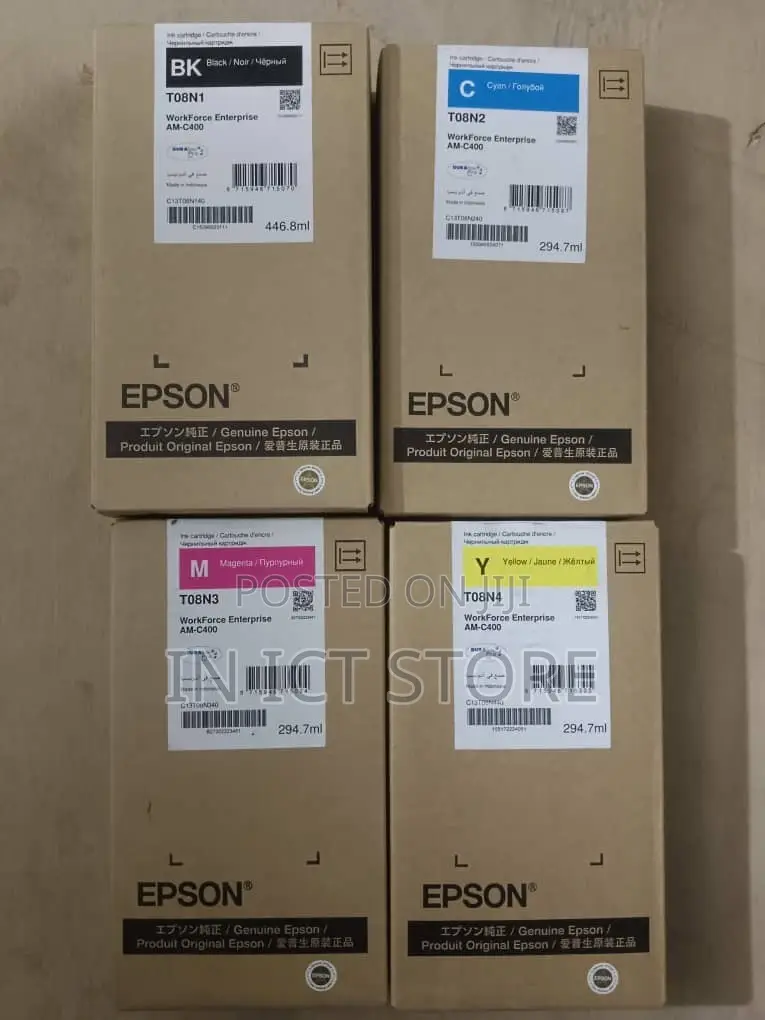 Epson Am-C400 Original Cartridge Pack (T08n1/ T08n2/ T08n3/ T08n4)