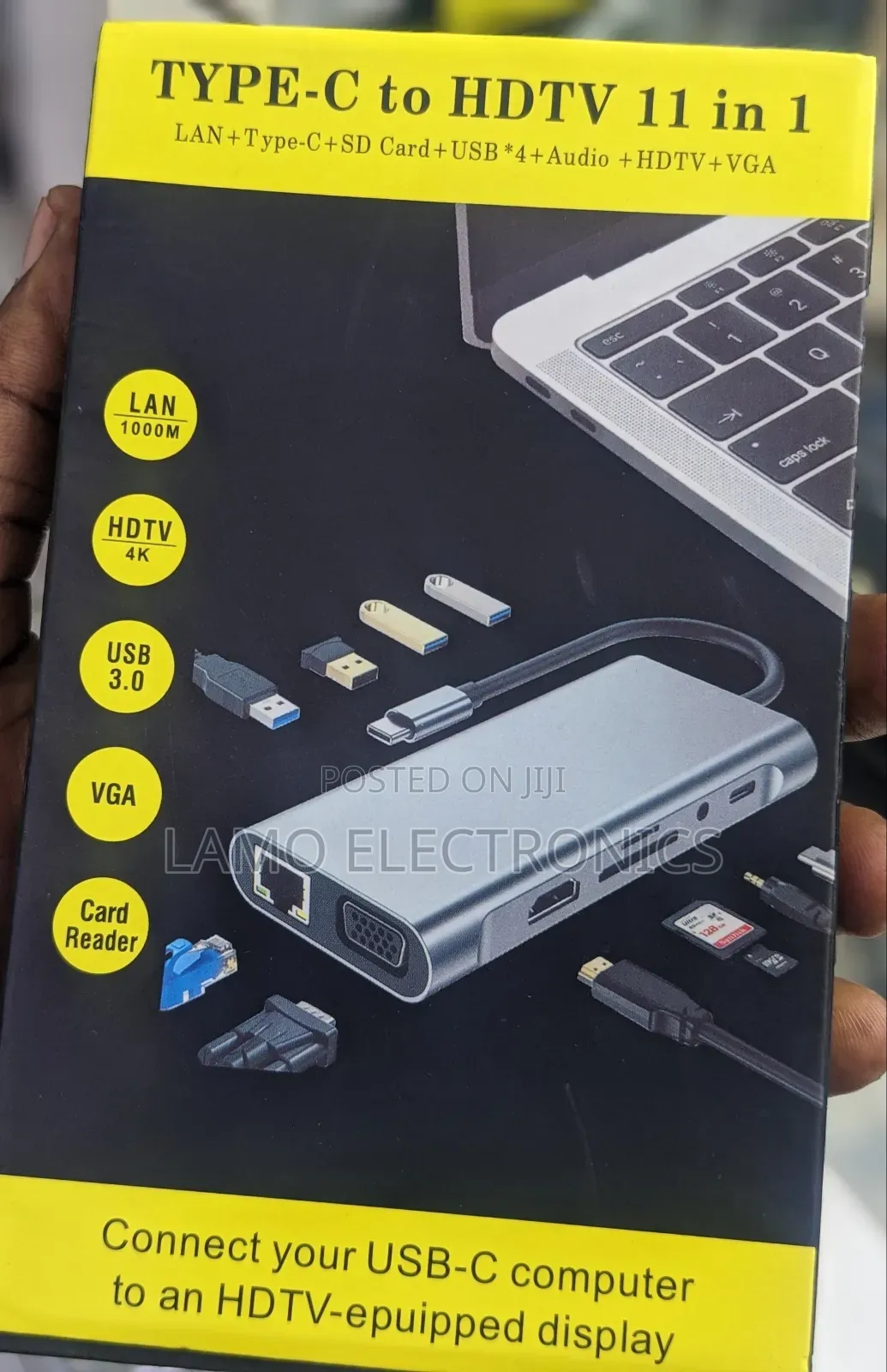 Type-C to HDTV 11 in 1 Adapter