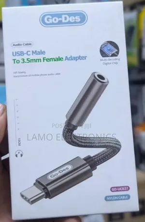 Go-Des Gd-Uc027 Usb-C to 3.5mm Female Adapter