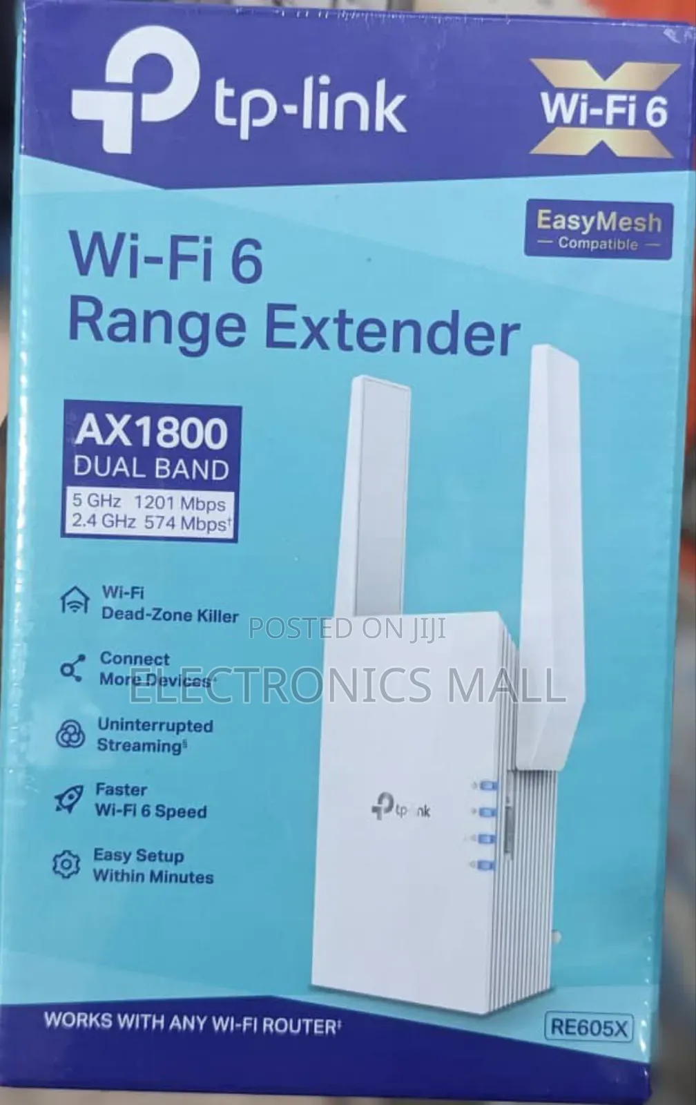 Tp Link Re605x Ax1800 Mesh Wifi 6 Range Extender