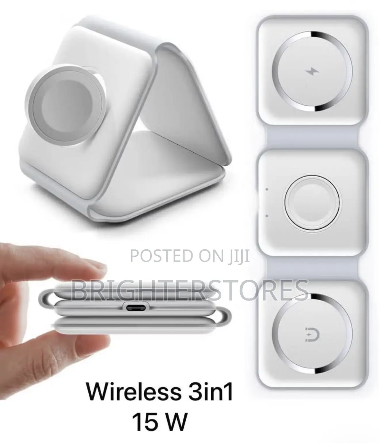 Wireless Charger 3 in 1,Rtops Magnetic Travel Wireless Charging