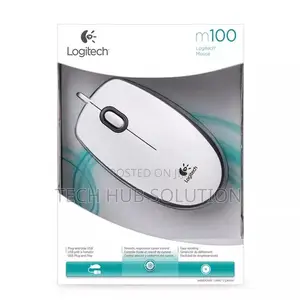 Logitech M100 Wired Optical Mouse – Reliable Comfortable