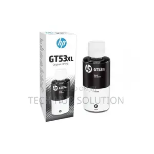 Hp Gt53 Black Ink Bottle – Genuine, High-yield Ink