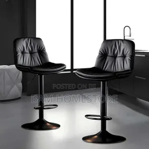 Padded Hydraulic Bar Stools Adjustable Swivel Chair