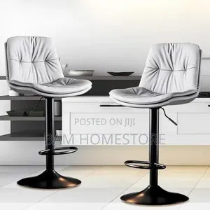 Padded Hydraulic Bar Stools Adjustable Swivel Chair