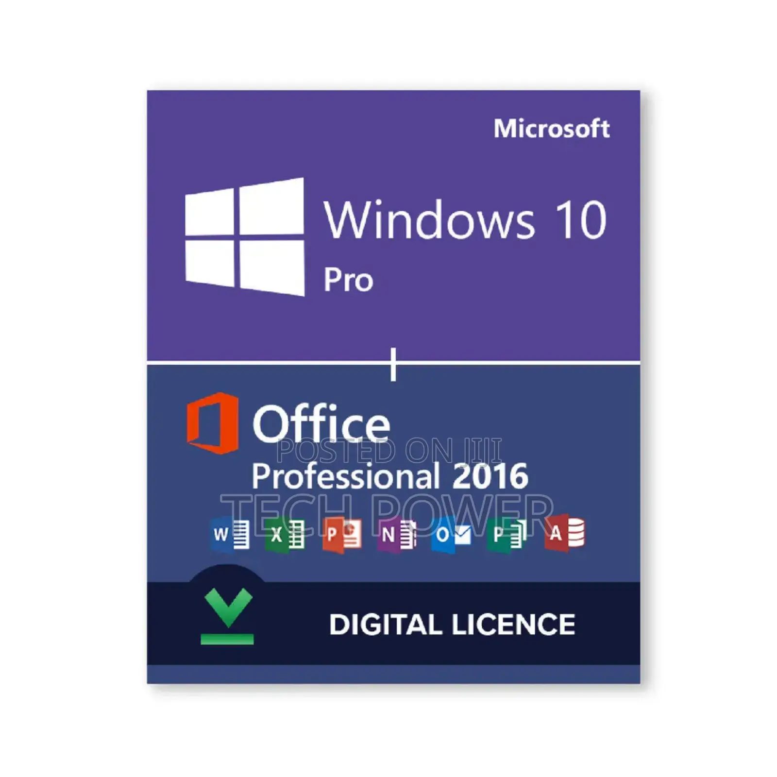 Windows 10 Pro + Microsoft Office 2016 Pro Plus Activation