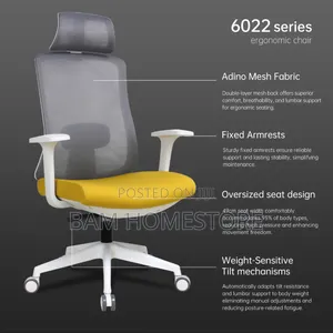 Executive Red/Grey Office Chair