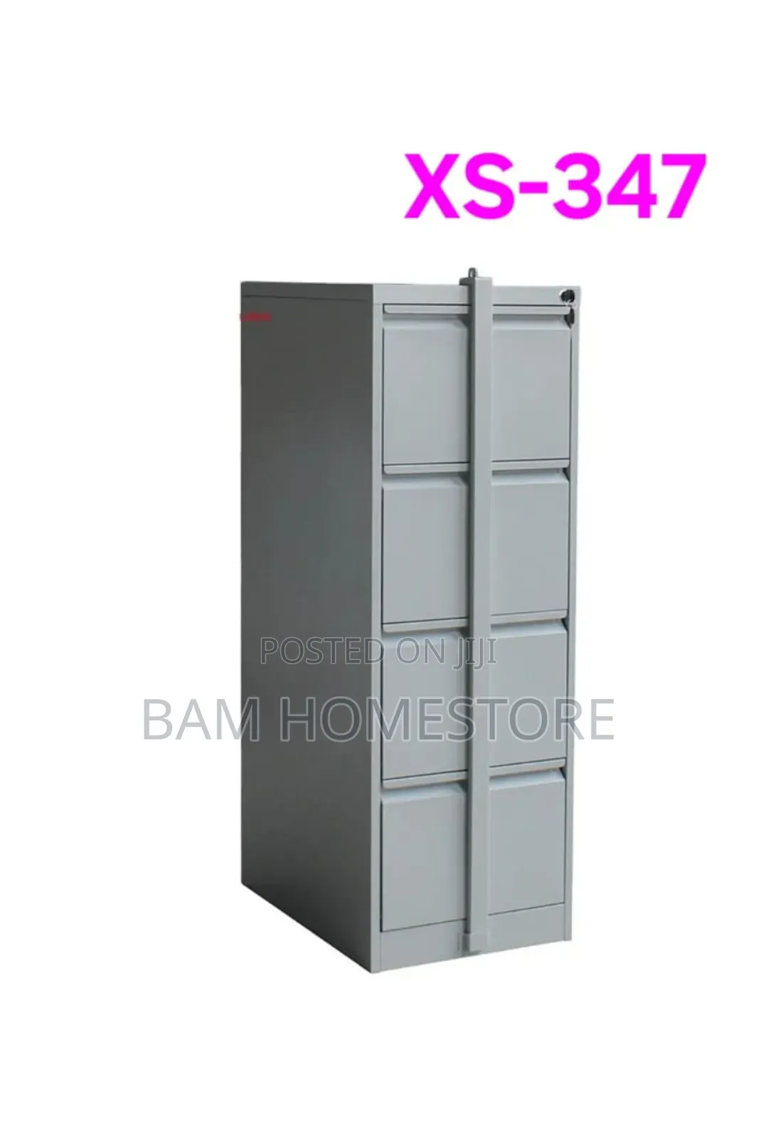 Heavy-Duty 4-Drawer Vertical Filing Cabinet