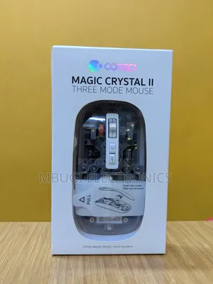 Original Transparent Mouse , Rechargable With Bluetooth and Wireless
