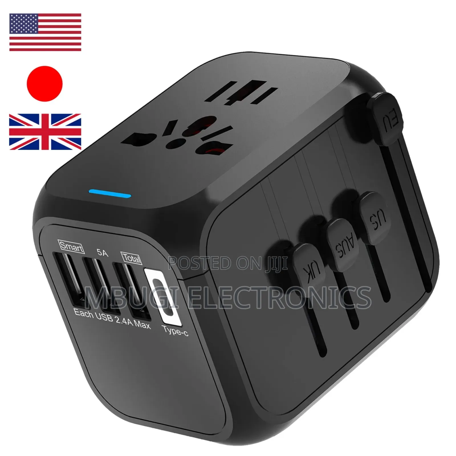 Universal Multiplug Original With Super Fast Charging Ports _Ivon
