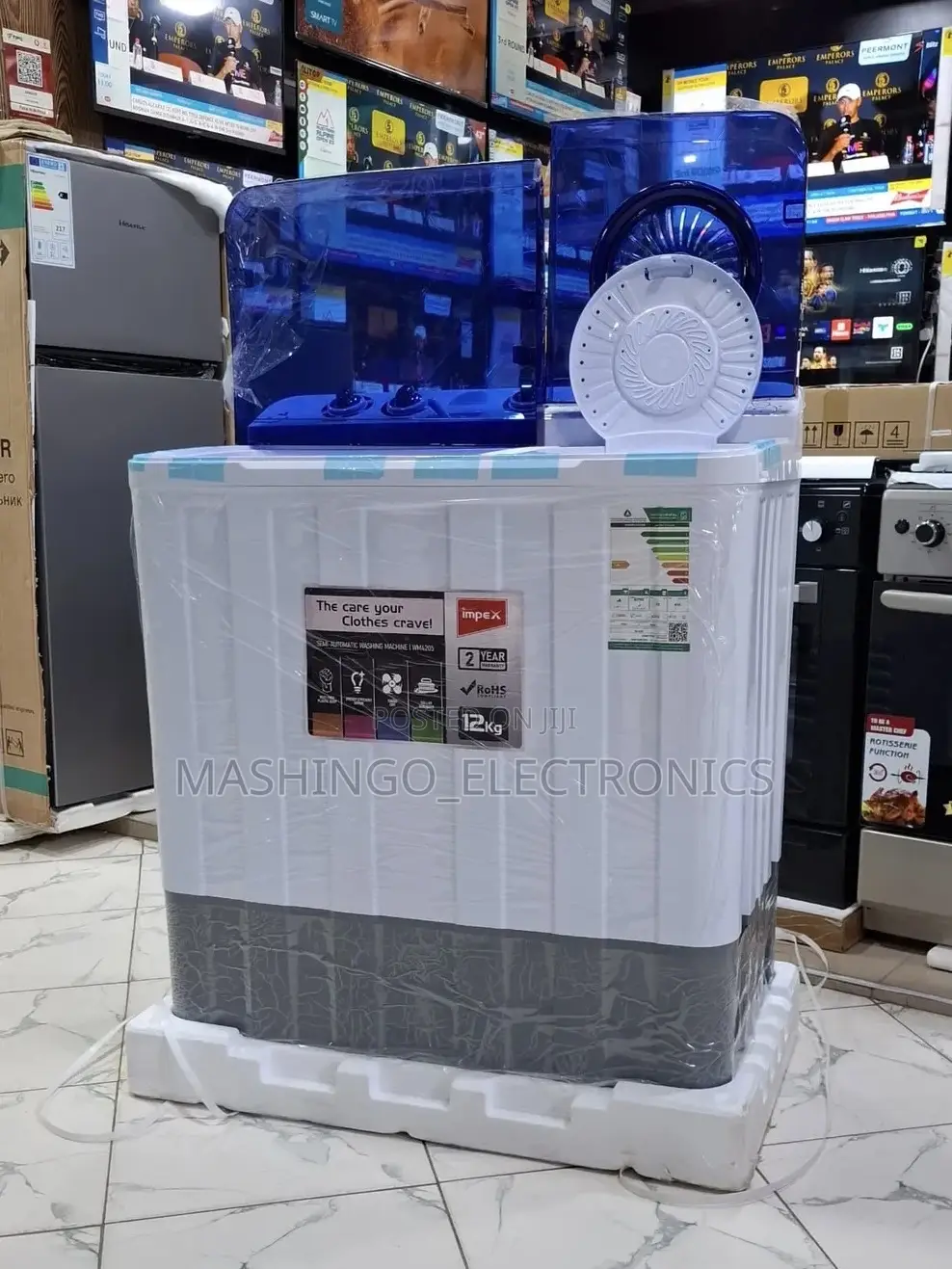 12 Kg Impex Washing Machines Twin-Tub