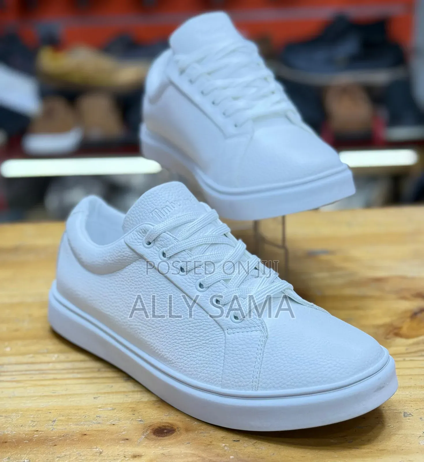 Men's Sneakers Timberland Full White Material Pure Leather
