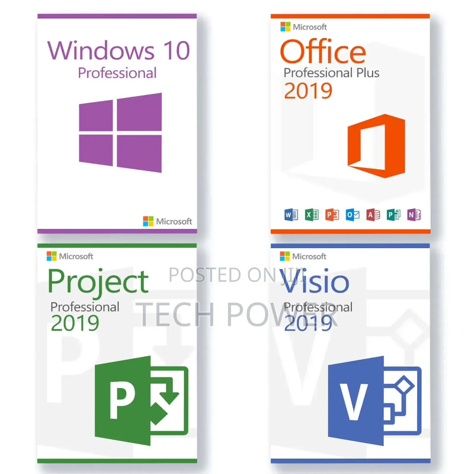 Microsoft Windows 10 Pro/Ms Office Pro,Visio,Project 2019 Activation