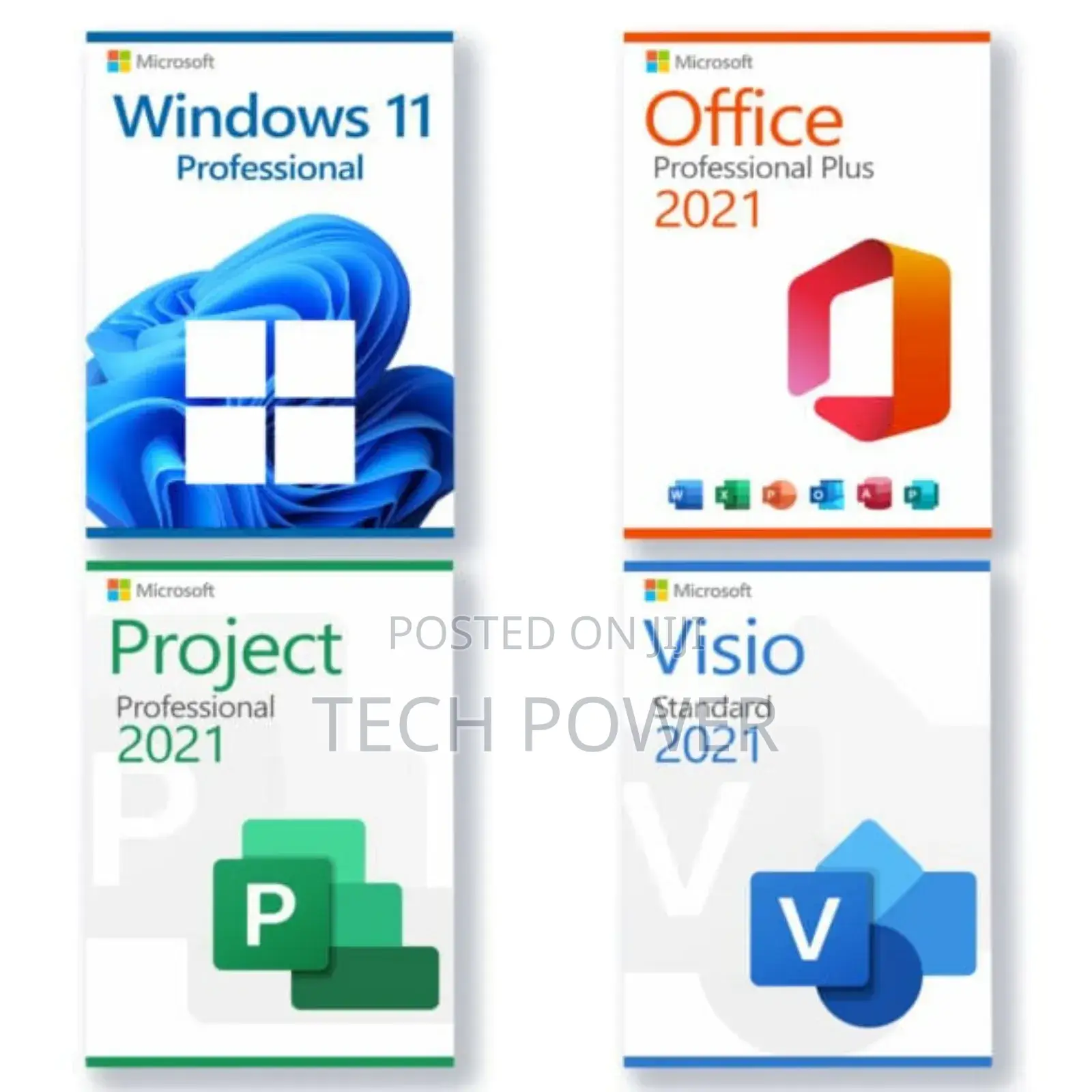 Microsoft Windows 11 Pro/Ms Office Pro,Visio,Project 2021 Activation