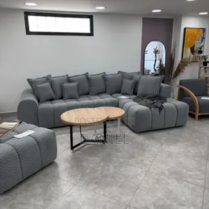 Sofa Set Ya L Shape Grey Color