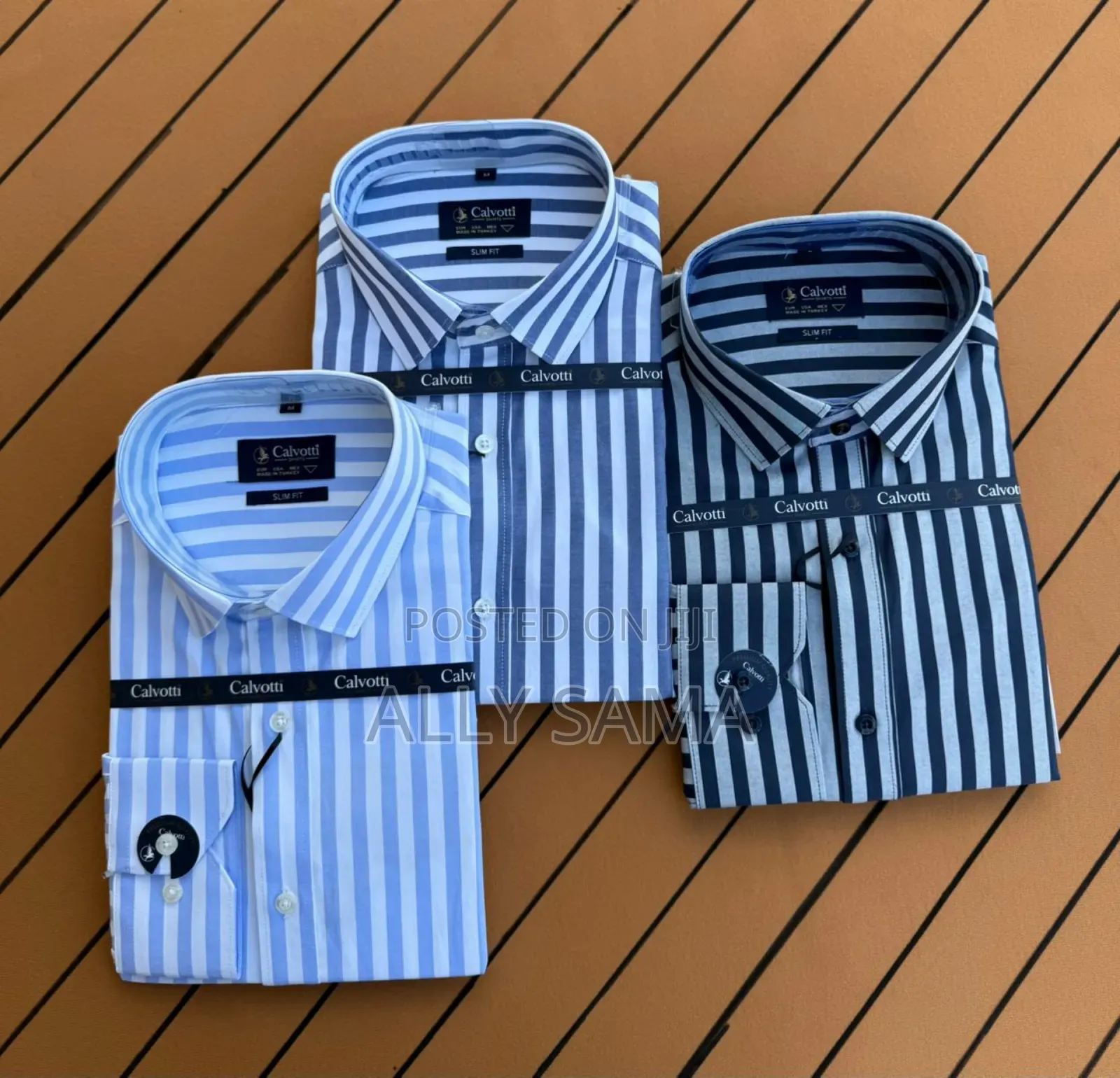 Men's Shirt New Brand Calvotti Material Cotton