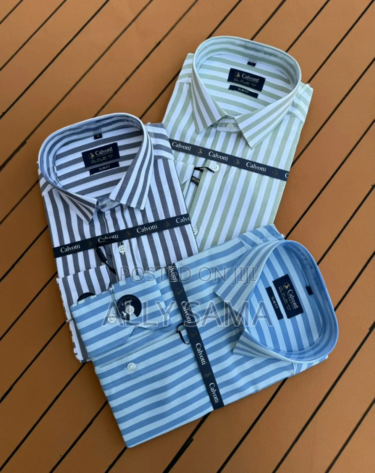 Men's Shirt New Brand Calvotti Material Cotton