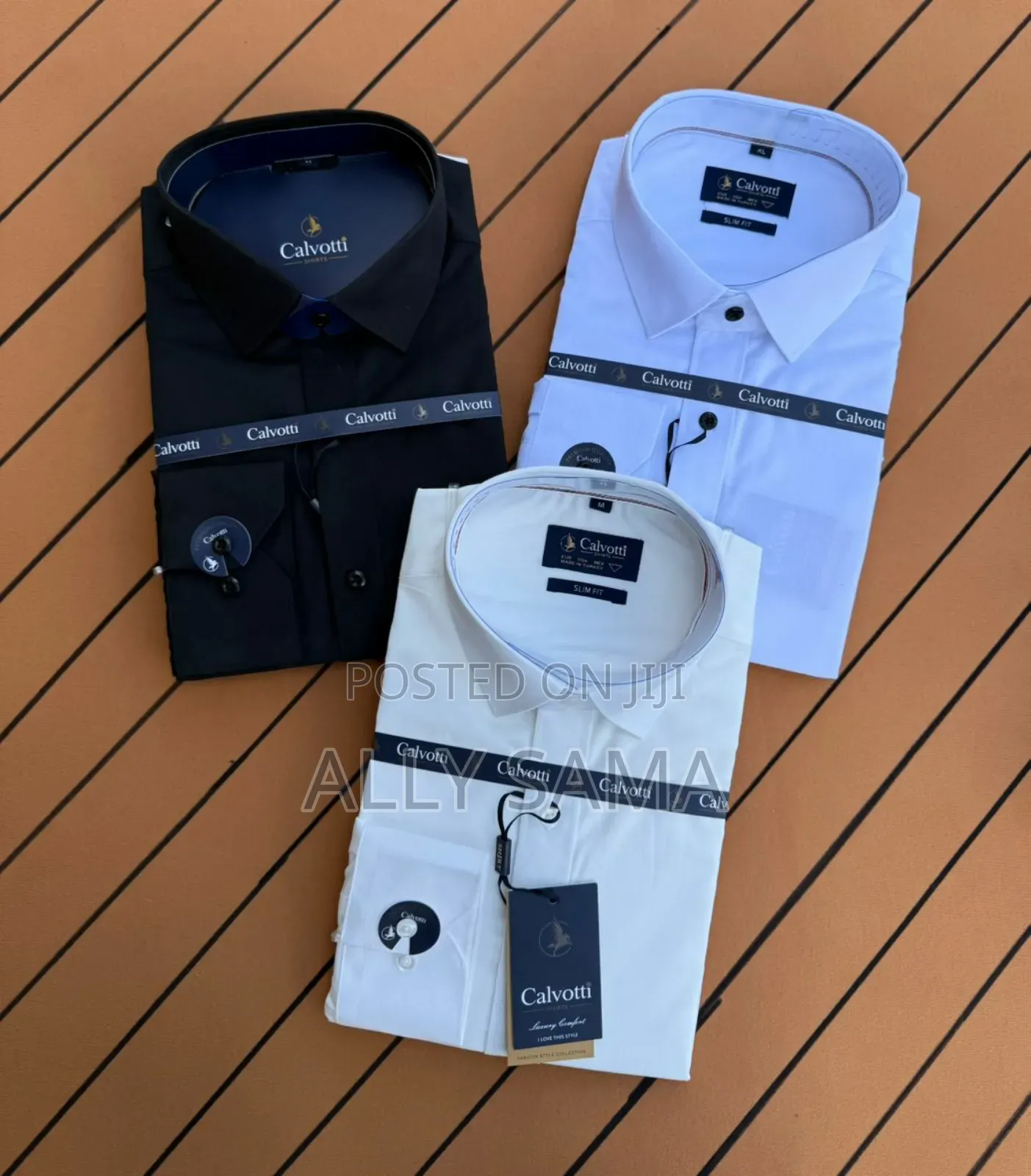 Men's Shirt New Brand Calvotti Material Cotton