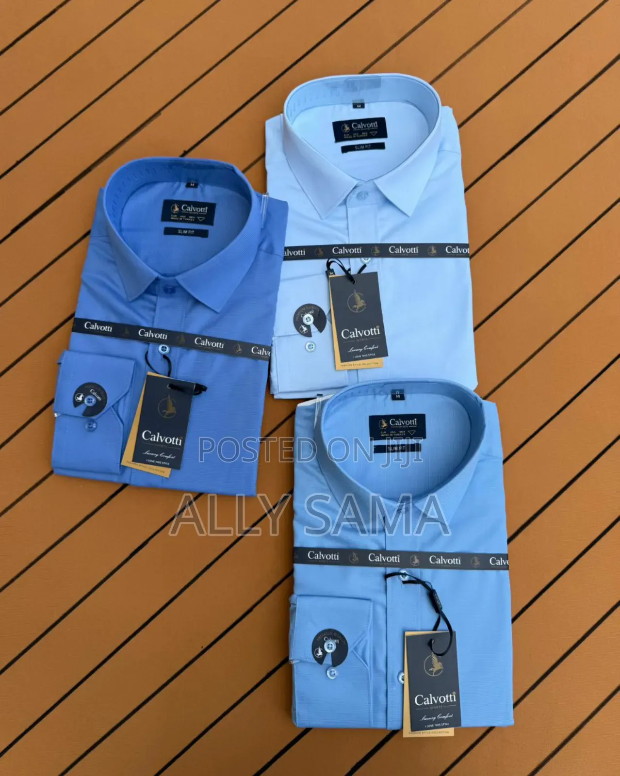 Men's Shirt New Brand Calvotti Material Cotton